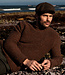 Wollen trui TED CHESTNUT van merino en cashmere FISHERMAN