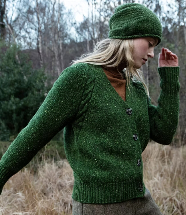 FISHERMAN wollen vest YMKJE SHAMROCK van pure merino