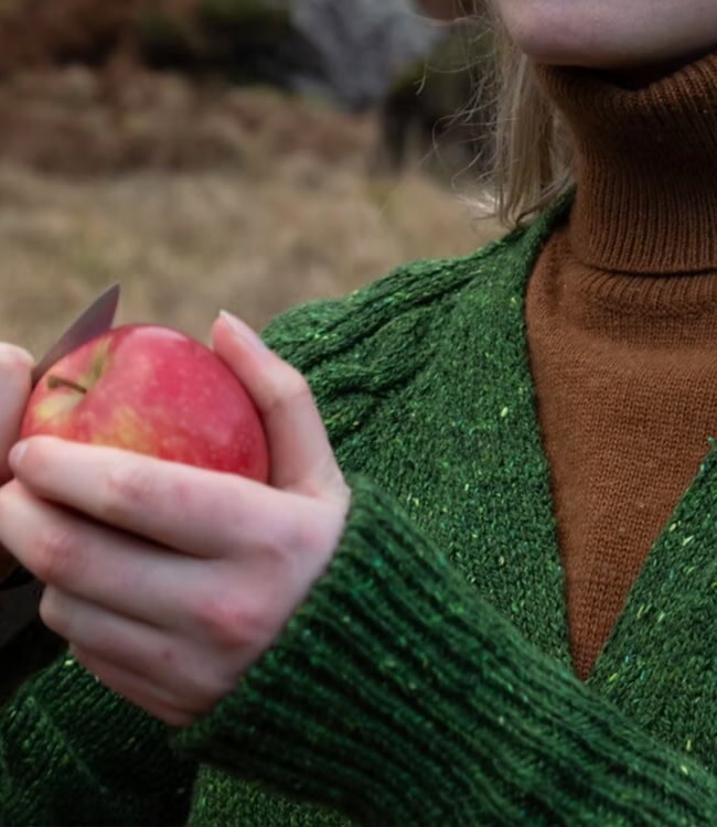 FISHERMAN wollen vest YMKJE SHAMROCK van pure merino