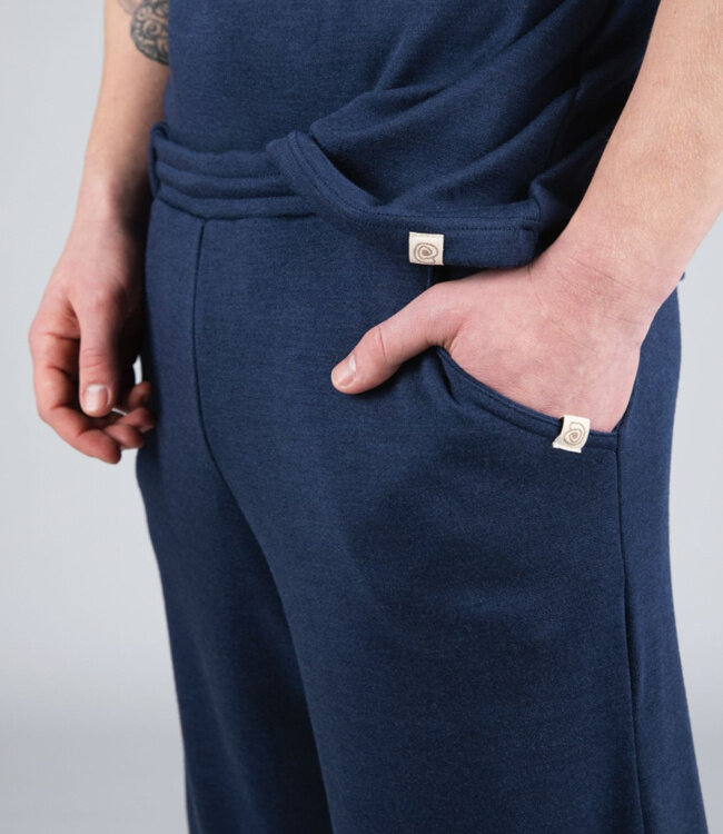 ENGEL Wol zijde jogging broek NAVY 240 gr m/2 UNISEX
