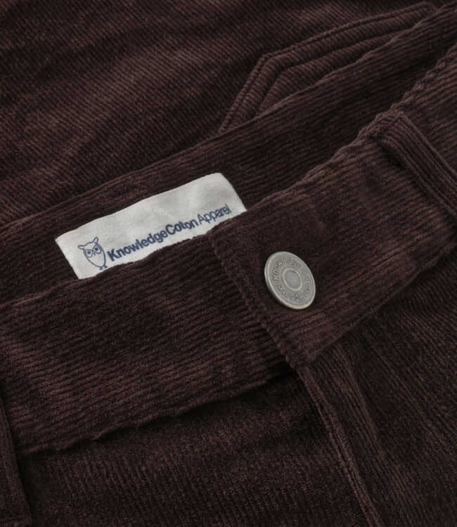 KNOWLEDGE corduroy rok LIEKE CHOCOLAT biologisch katoen