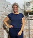 Engel ENGEL Wol zijde shirt met kapmouw NAVY 240 gr m/2