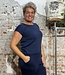 ENGEL Wol zijde shirt met kapmouw NAVY 240 gr m/2