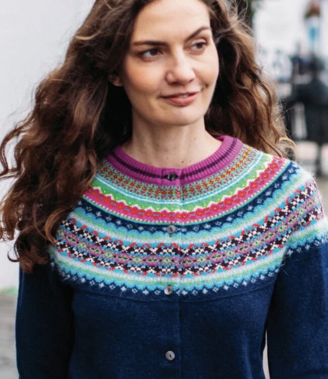 ERIBÉ merino wollen ALPINE VEST met angora TANGO