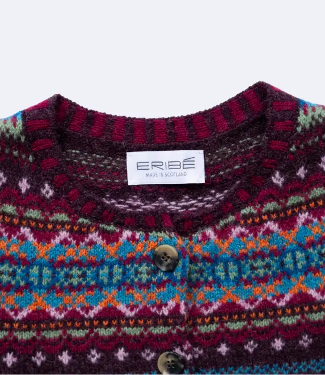ERIBÉ wollen vest fairisle shetland WESTRAY KILLEARN