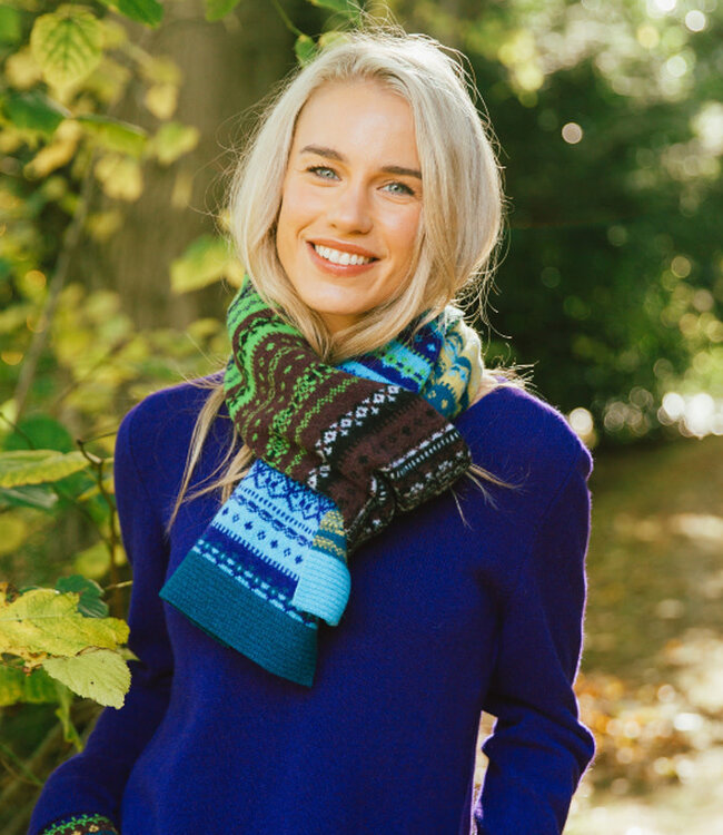 ERIBE Wollen sjaal shawl 100% merino ALLOA SIRIUS