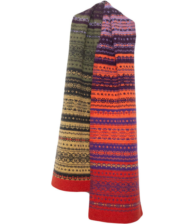 ERIBE Wollen sjaal shawl 100% merino ALLOA COPPERLAND