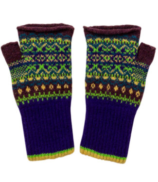 Eribé ERIBE Wollen POLSWARMERS 100% merino Fairisle ALLOA SIRIUS