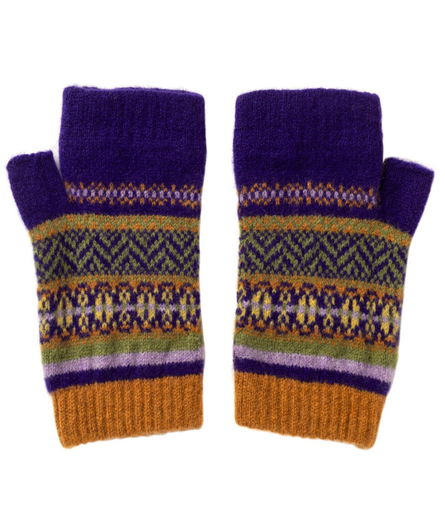 ERIBE Wollen POLSWARMERS 100% merino STOBO MULBERRY