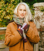 ERIBE grote wollen sjaal 100% merino lamswol TREELINE LINGONBERRY
