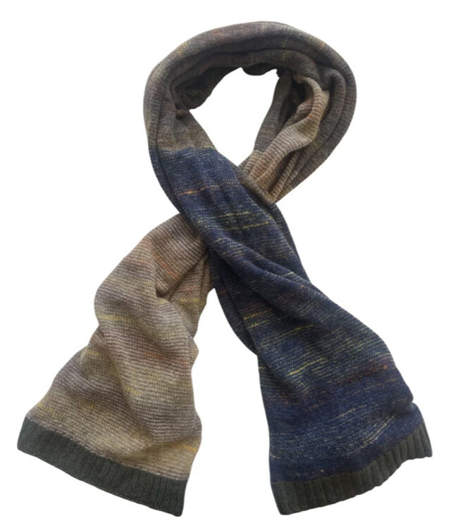 ERIBE grote wollen sjaal 100% merino lamswol TREELINE VOLE