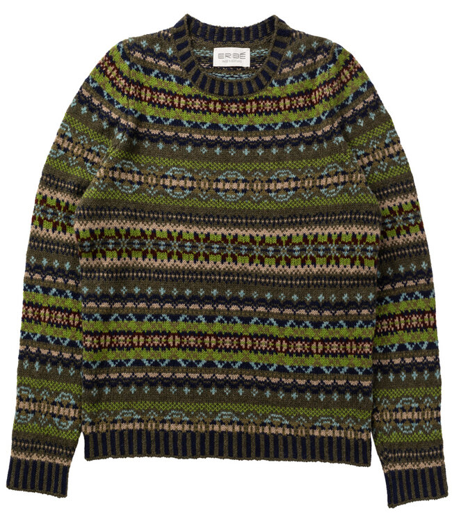 ERIBÉ wollen TRUI extra fijne lamswol dames KINROSS LODEN