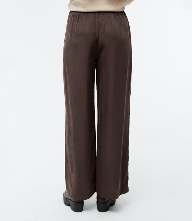 GIVN wijde pantalon broek MARLAN BROWN ecovero