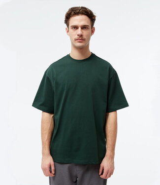 GIVN GIVN effen t-shirt CLIFFT GREEN van biologisch katoen