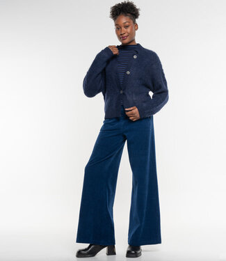 Alma & Lovis ALMA & LOVIS corduroy pantalon MARLENE BLUE biokatoen