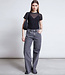 JAN 'N JUNE high waist spijkerbroek SUNNY GREY biokatoen