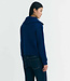 THINKING MU troyer trui TANIT NAVY met rits van pure wol