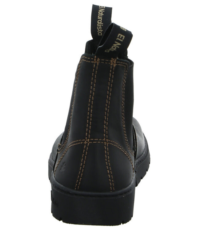 EL NATURALISTA duurzame chelsea boot BLACK unisex