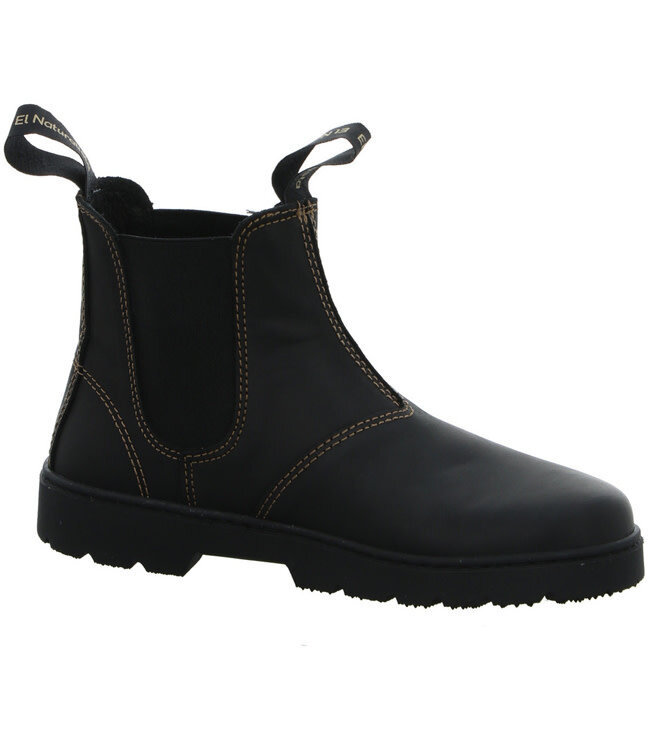 EL NATURALISTA duurzame chelsea boot BLACK unisex
