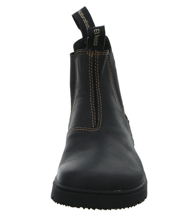 EL NATURALISTA duurzame chelsea boot BLACK unisex