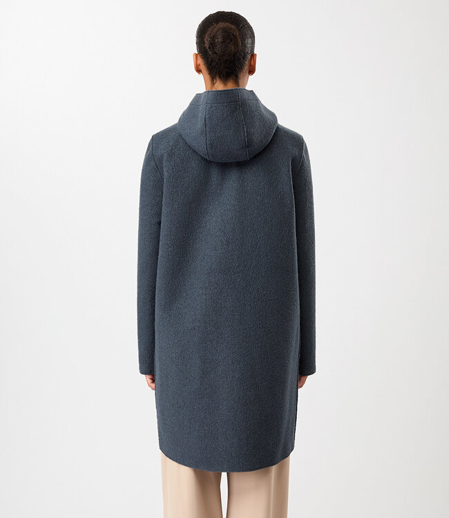 LANGERCHEN wollen parka jas RISANA GRAPHITE