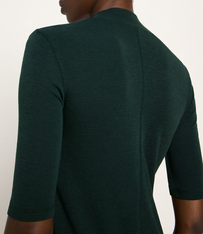 LANIUS Wollen coltrui met korte mouw EMMA FOREST