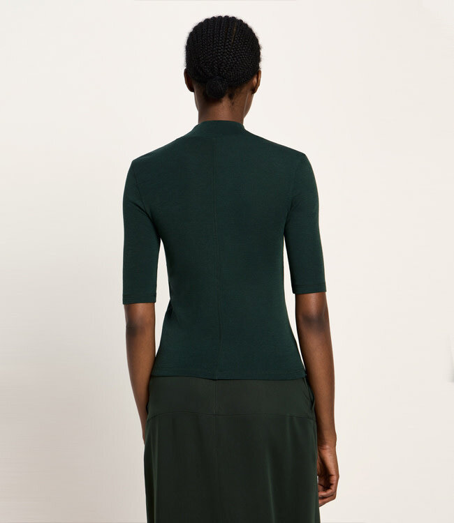 LANIUS Wollen coltrui met korte mouw EMMA FOREST