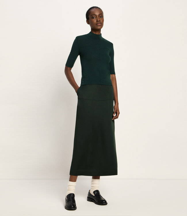 LANIUS Wollen coltrui met korte mouw EMMA FOREST