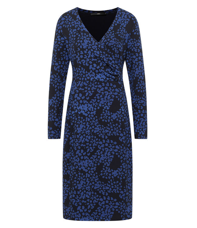 LANIUS jurk met overslag TINE ANIMAL tencel & biologisch katoen