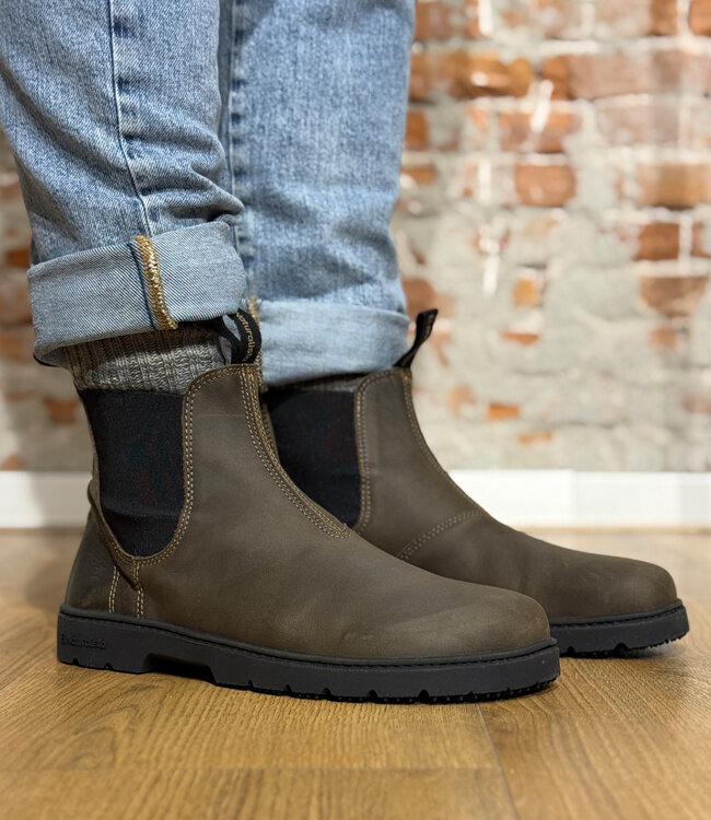 EL NATURALISTA duurzame chelsea boot KHAKI unisex