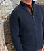 FISHERMAN Wollen vest ODIN INDIGO merino cashmere