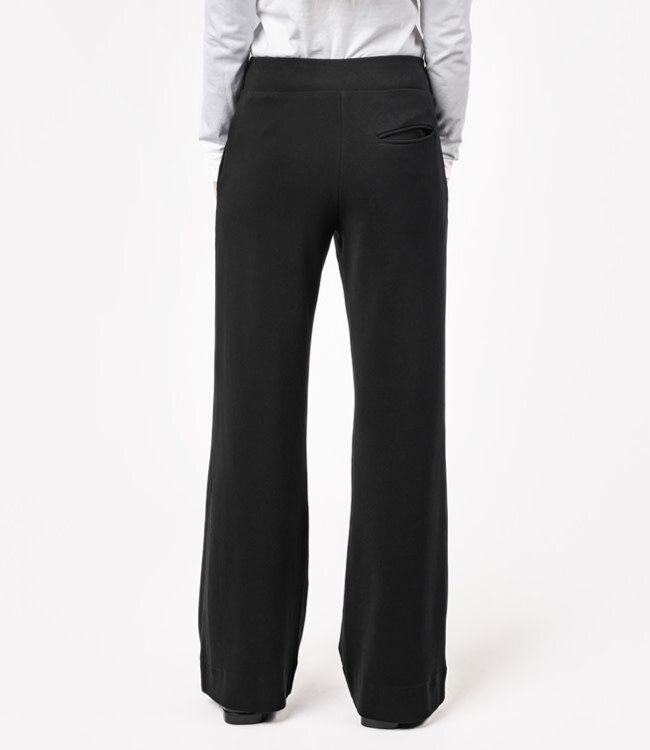 LIVING CRAFTS relax broek met wijde pijpen DANI BLACK