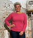 Madness MADNESS effen boothals shirt ELSA PINK biologisch katoen