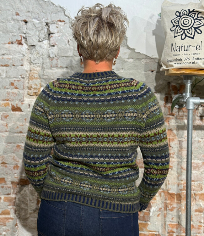 ERIBÉ wollen TRUI extra fijne lamswol dames KINROSS LODEN