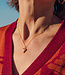 Anukoo ANUKOO fairtrade hals ketting SWEET HEART 18k verguld