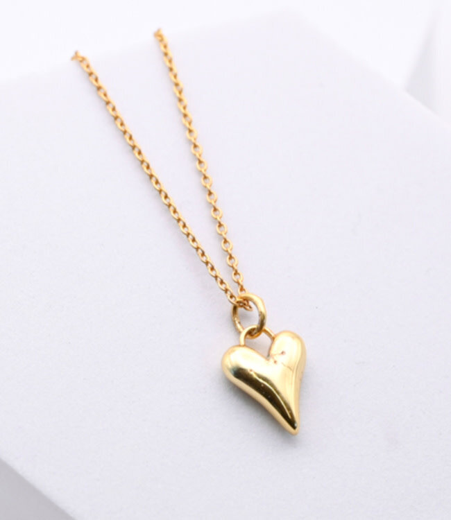 ANUKOO fairtrade hals ketting SWEET HEART 18k verguld