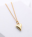 ANUKOO fairtrade hals ketting SWEET HEART 18k verguld