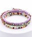 ANUKOO fairtrade hals ARMBAND COLORBLOCK messing