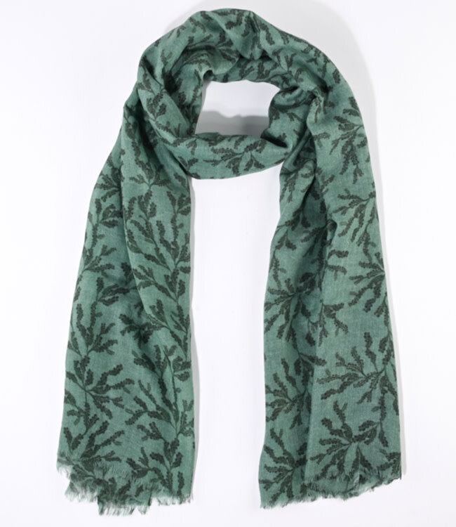 ANUKOO Wollen sjaal 100% merino BRANCHES 200x75 cm