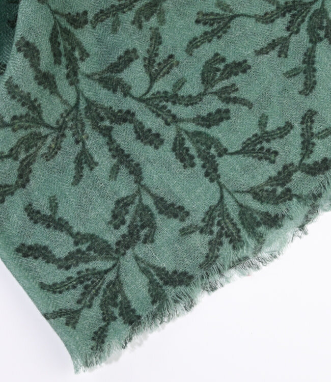 ANUKOO Wollen sjaal 100% merino BRANCHES 200x75 cm