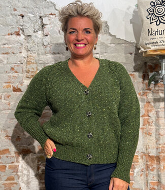 Fisherman out of Ireland FISHERMAN wollen vest YMKJE SHAMROCK van pure merino