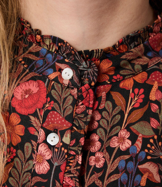 HIMALAYA blouse FREDY MAGICAL met print ecovero