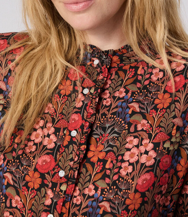 HIMALAYA blouse FREDY MAGICAL met print ecovero