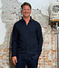 KnowledgeCottonApparel Gestreept overhemd VIGO BLUE biologisch katoen KCA