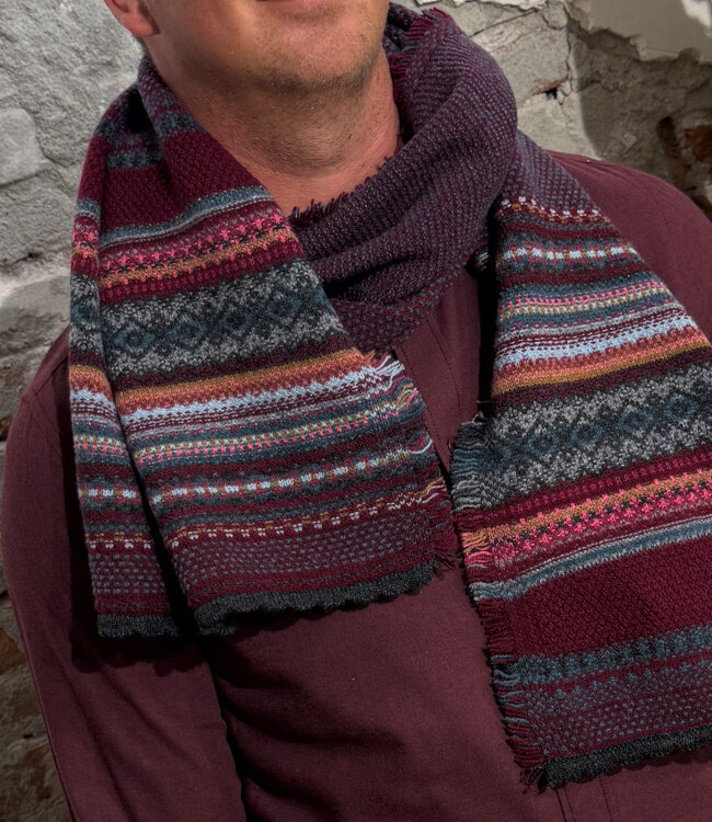 ERIBE Wollen sjaal shawl 100% merino lamswol ALPINE VELVET