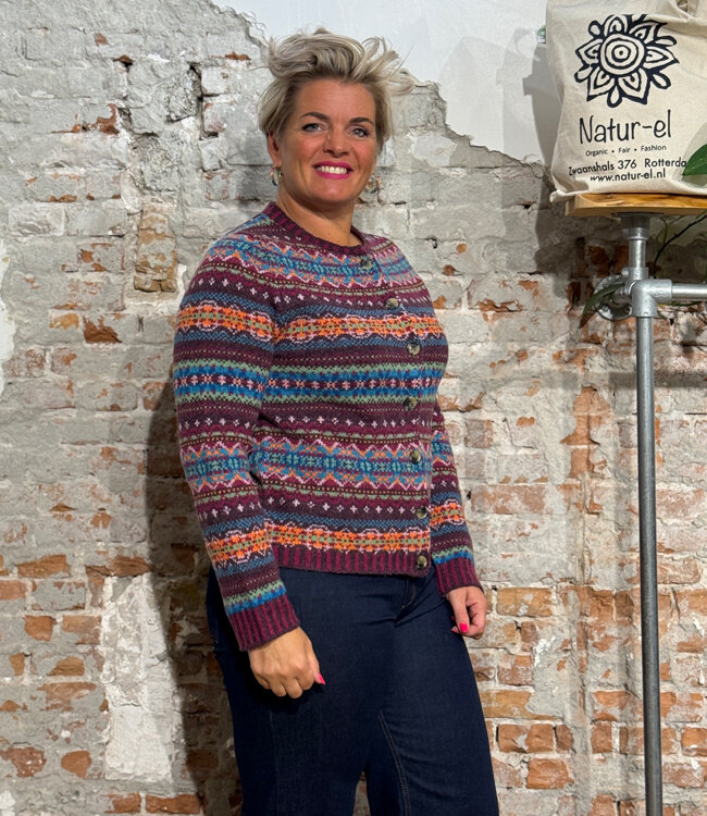 ERIBÉ wollen vest fairisle shetland WESTRAY KILLEARN