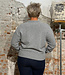 LIVING CRAFTS v-hals trui ALINA GREY biokatoen en wol