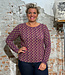 HIMALAYA longsleeve BERTA FLOWER VIOLET met print ecovero