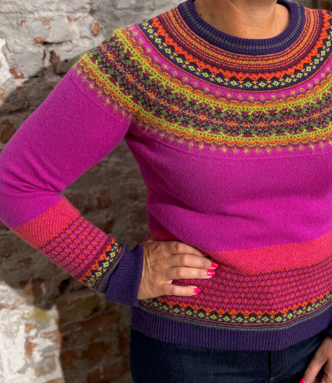 ERIBÉ merino wollen ALPINE TRUI met angora JAZZ