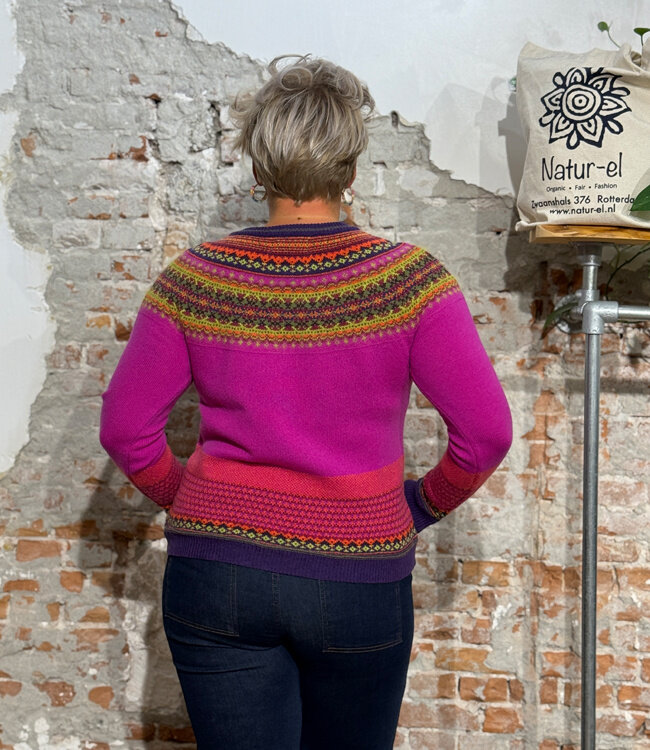 ERIBÉ merino wollen ALPINE TRUI met angora JAZZ